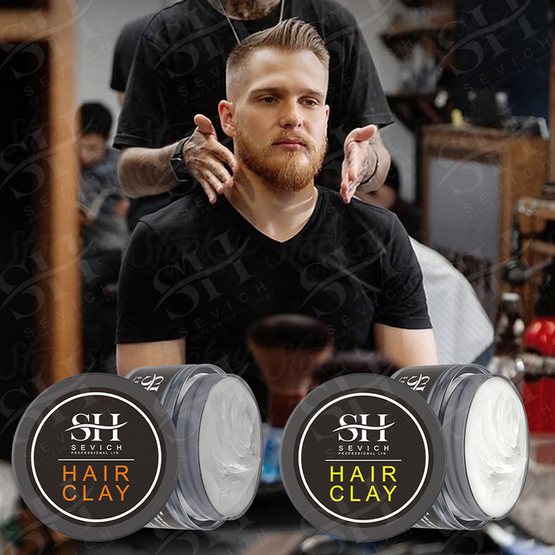 Pomade Hair Clay - Lilin Pomade rambut pria, Wax tanah