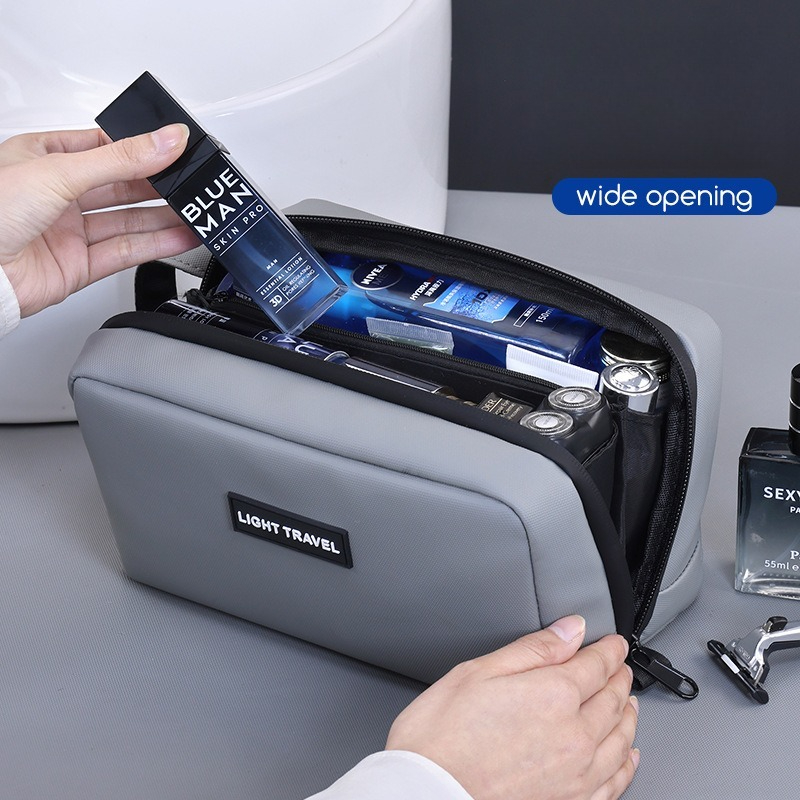 Men'S Grooming Accessories Kit - Tas Makeup Tahan Air, Organizer Perjalanan