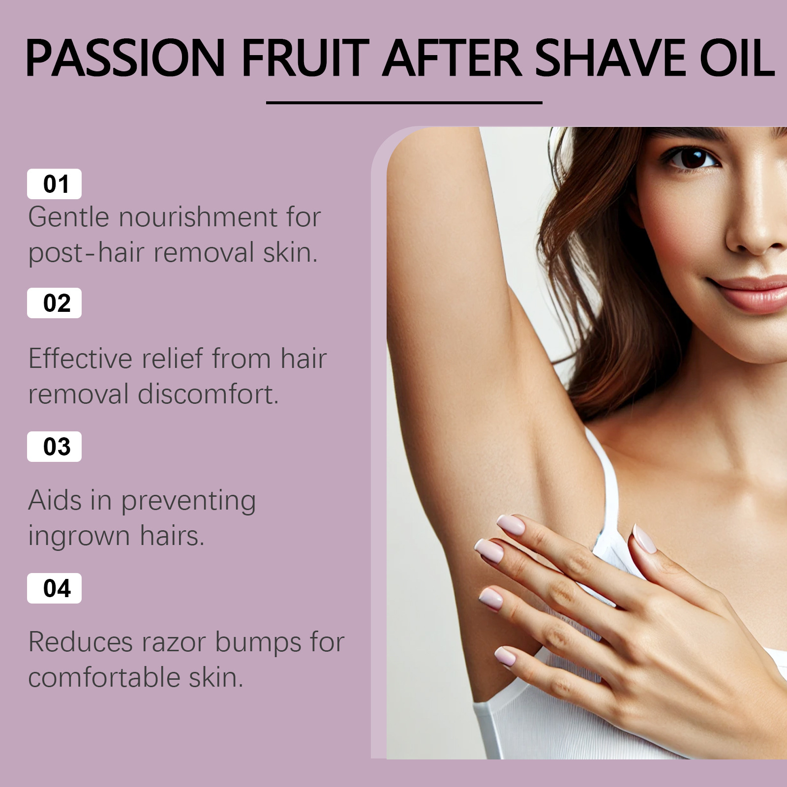Ingrown Hair Serum - Minyak Setelah Bercukur Mencegah Rambut Tumbuh
