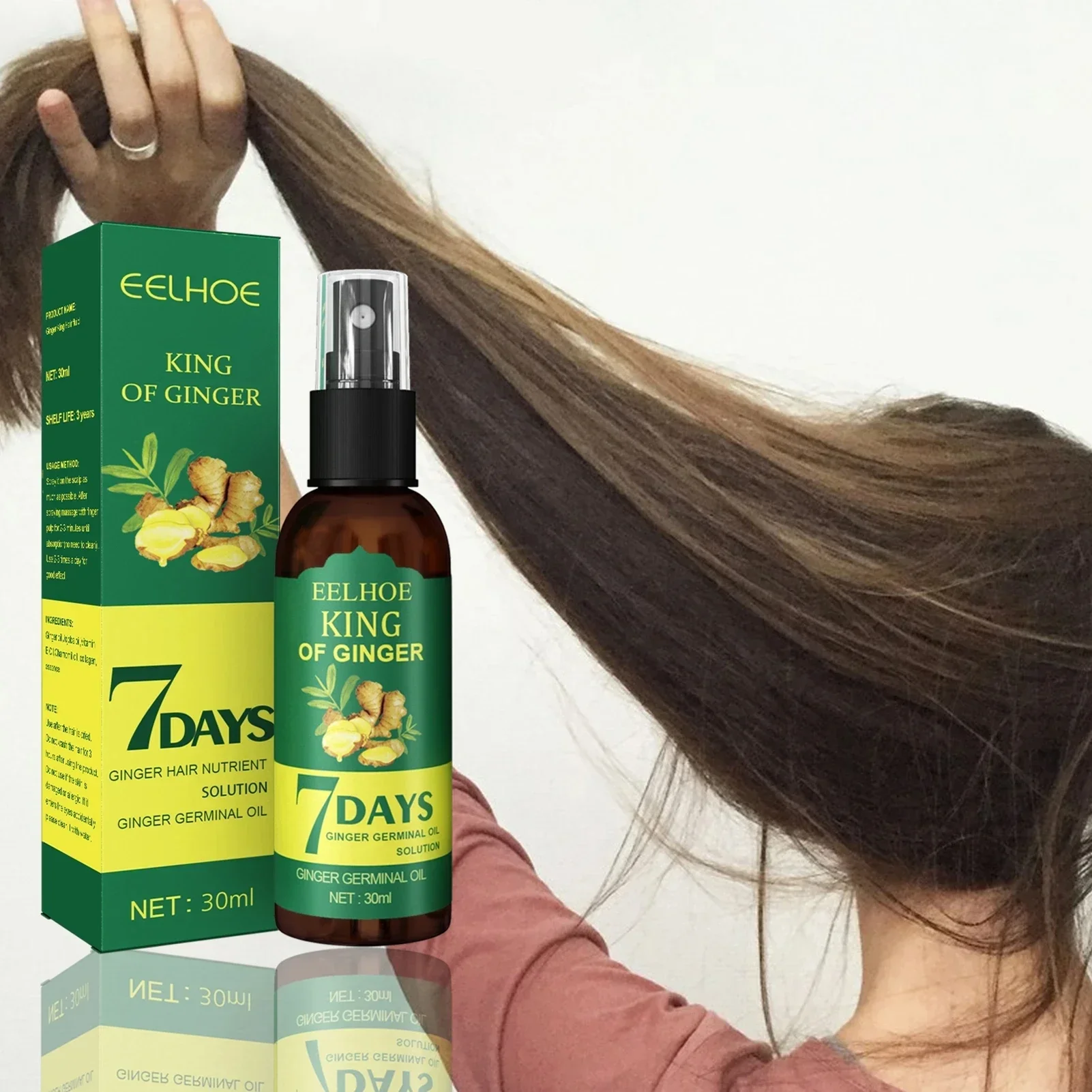 Ingrown Hair Serum - Serum penumbuh rambut jahe, semprotan penumbuh
