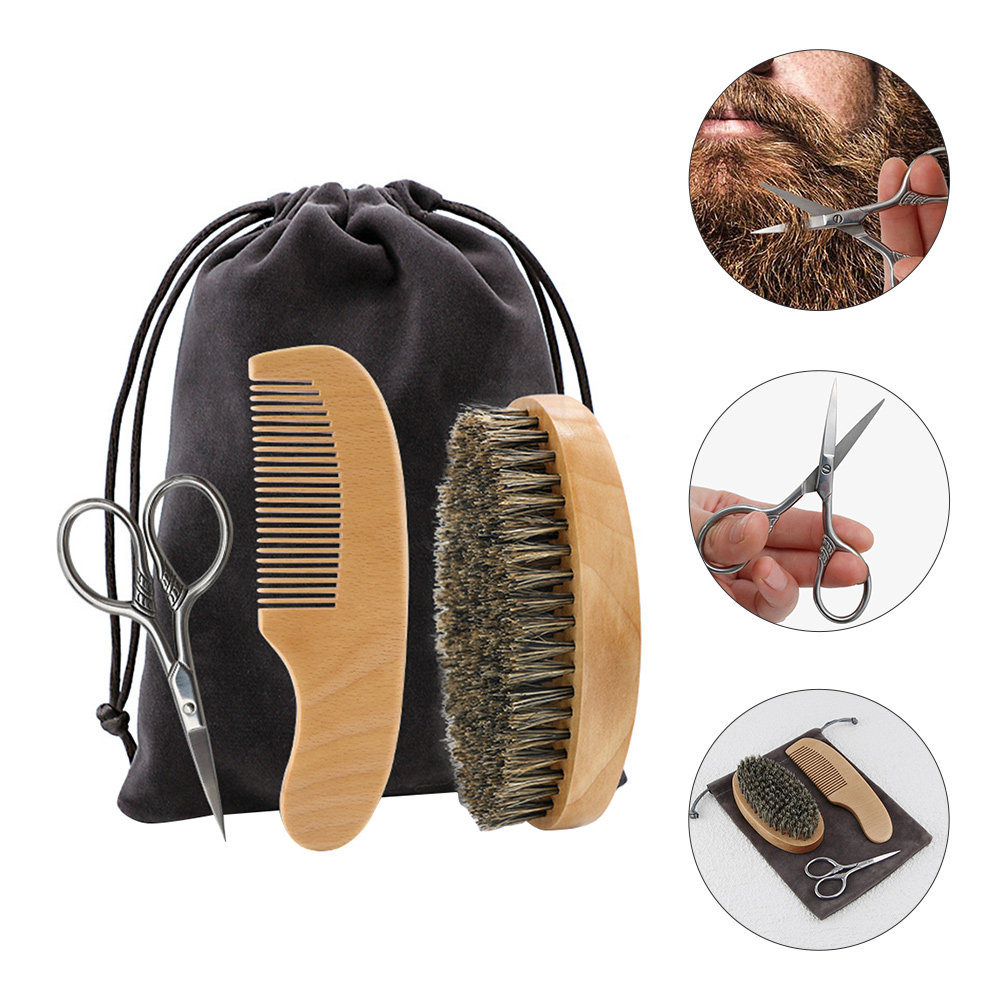 Men'S Beard Grooming - 1Set Set Penata Rambut Jenggot untuk