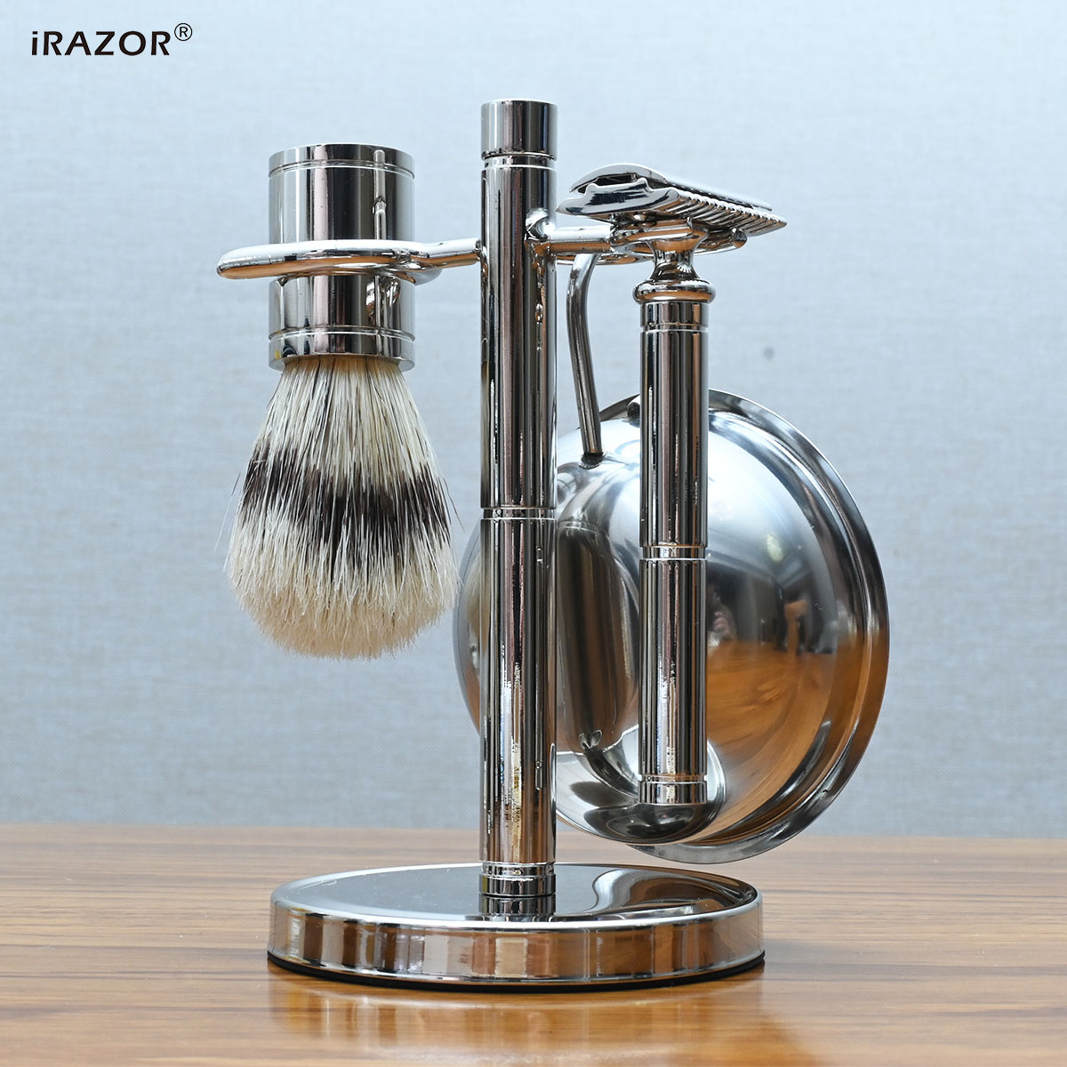 Mens Vintage Grooming Kit - iRAZOR Kit Alat Perawatan Alat Cukur