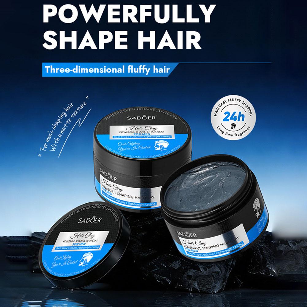 Pomade Hair Clay - Wax Rambut Styling Kuat Tahan Lama,
