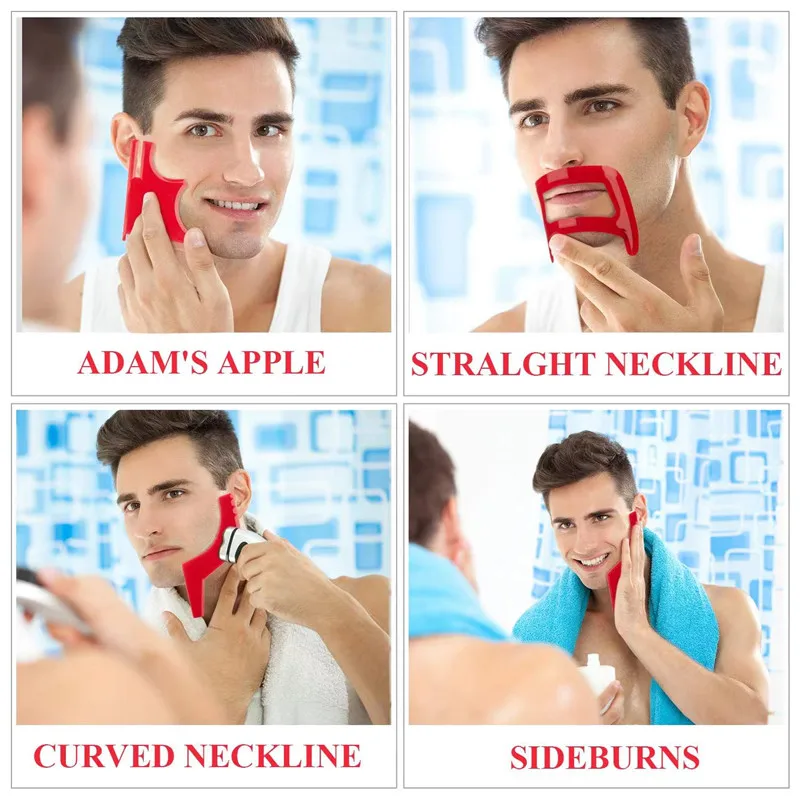 2/4 buah sisir pemangkas rambu - Men'S Grooming Clippers ulasan dan harga
