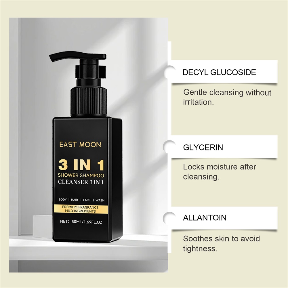 50Ml 3 In 1 Sampo Pembersih Wa - Face Wash Mens ulasan dan harga