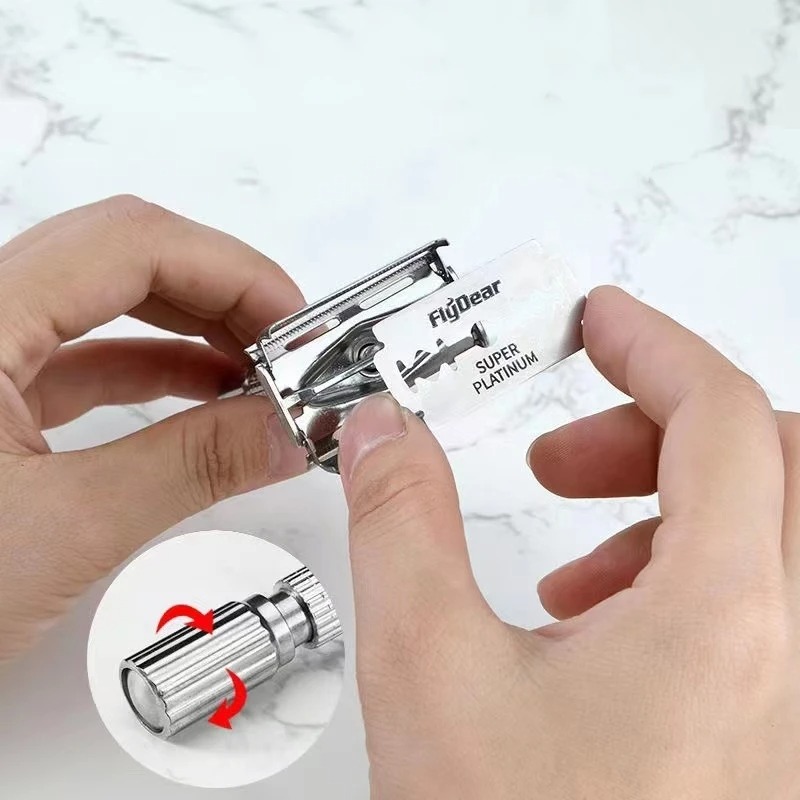 Pisau Cukur Jenggot Tepi Ganda - Men'S Grooming Accessories Kit ulasan dan harga