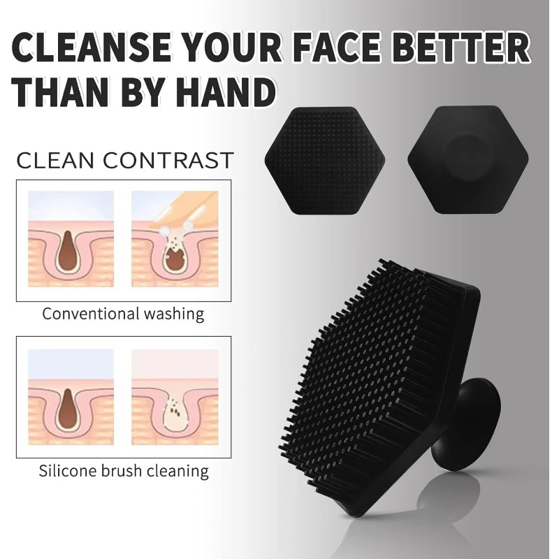 1 Sikat Pembersih Wajah Siliko - Face Wash Mens ulasan dan harga
