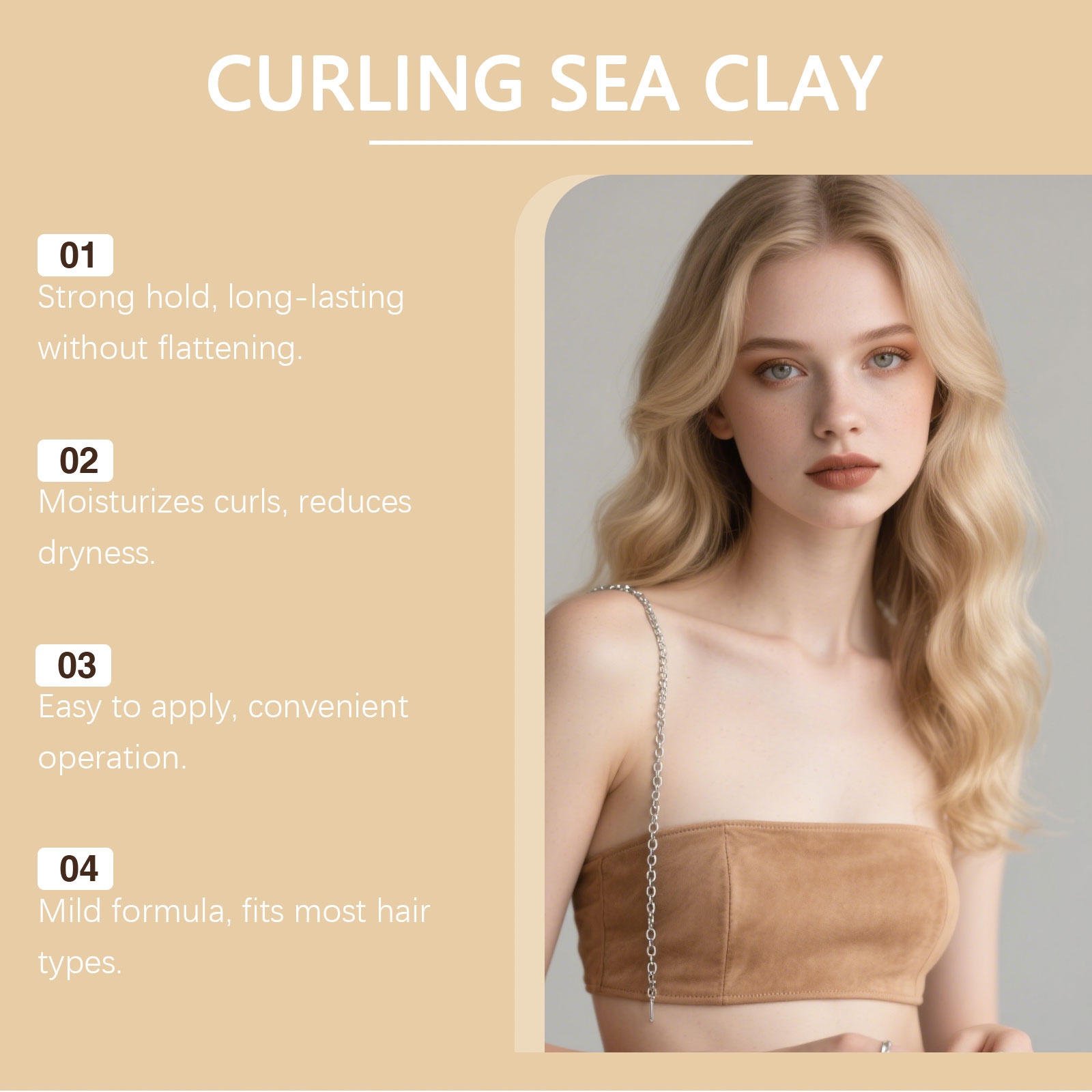 Clay Penata Rambut Keriting -  - Pomade Hair Clay ulasan dan harga