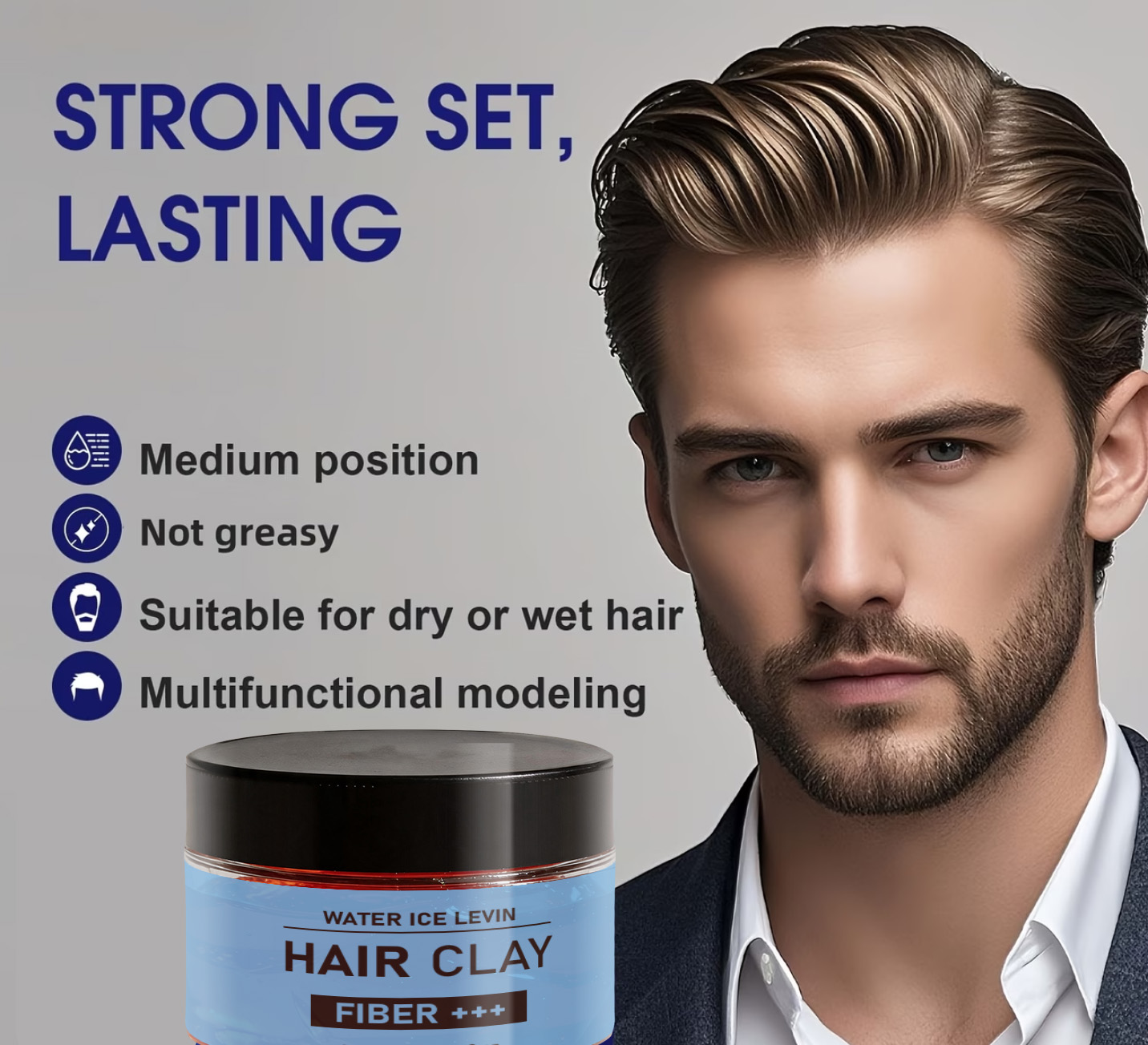 Biotin & Keratin Hair Clay unt - Pomade Hair Clay ulasan dan harga