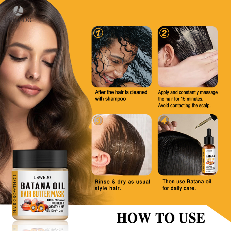 LEWEDO Batana Oil Hair Growth  - Ingrown Hair Serum ulasan dan harga