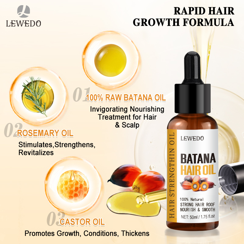 LEWEDO Batana Oil Hair Growth  - Ingrown Hair Serum ulasan dan harga