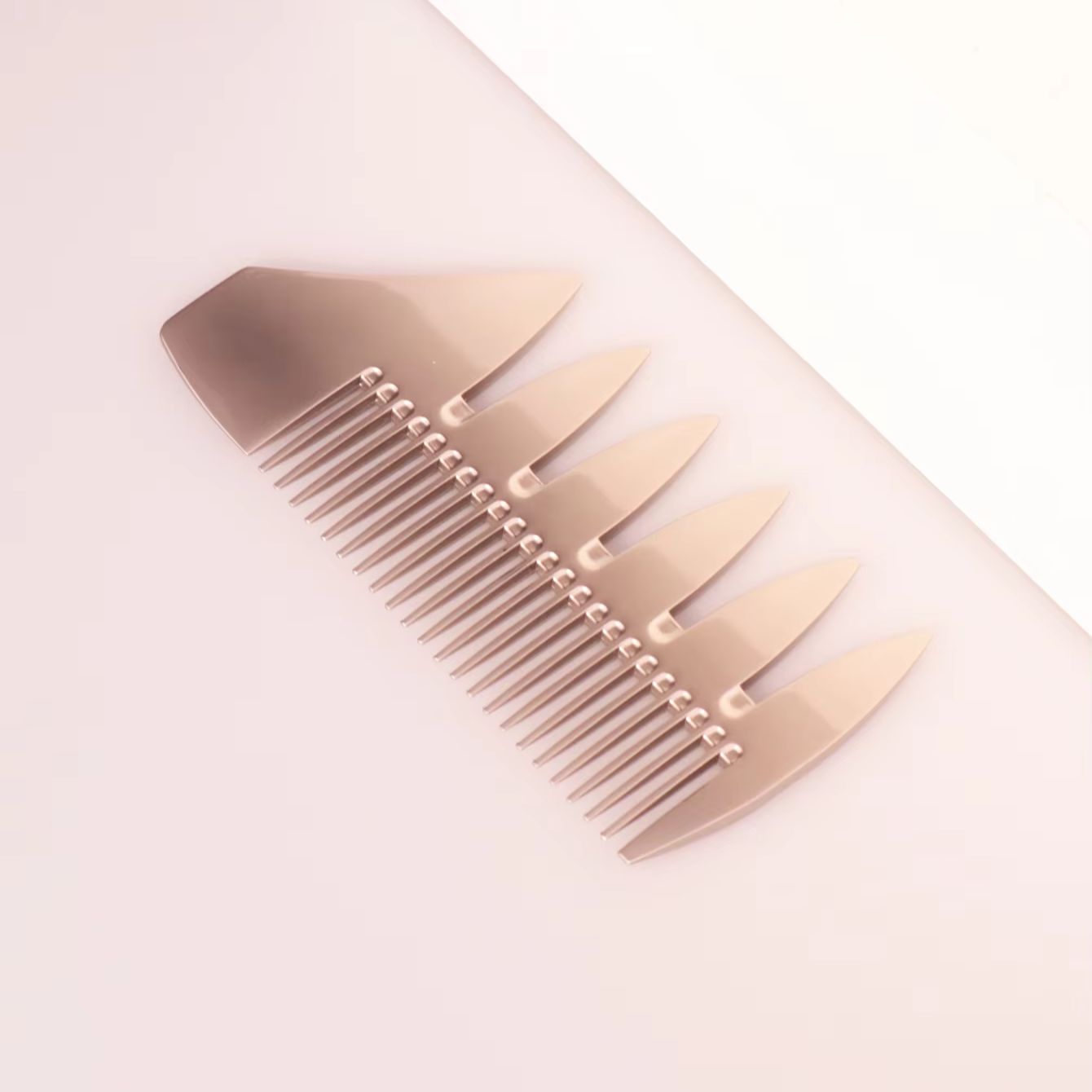 1 buah sisir logam baja tahan  - Comb Fine Tooth ulasan dan harga